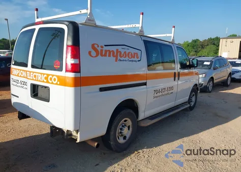 2018 Chevrolet Express 2500 Work Van from USA, damaged, VIN 1GCWGAFG7J1906173